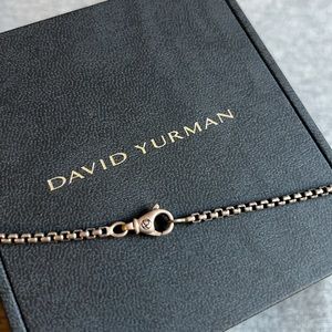 David Yurman Men’s Box Chain 3.6mm Sterling Silver Necklace